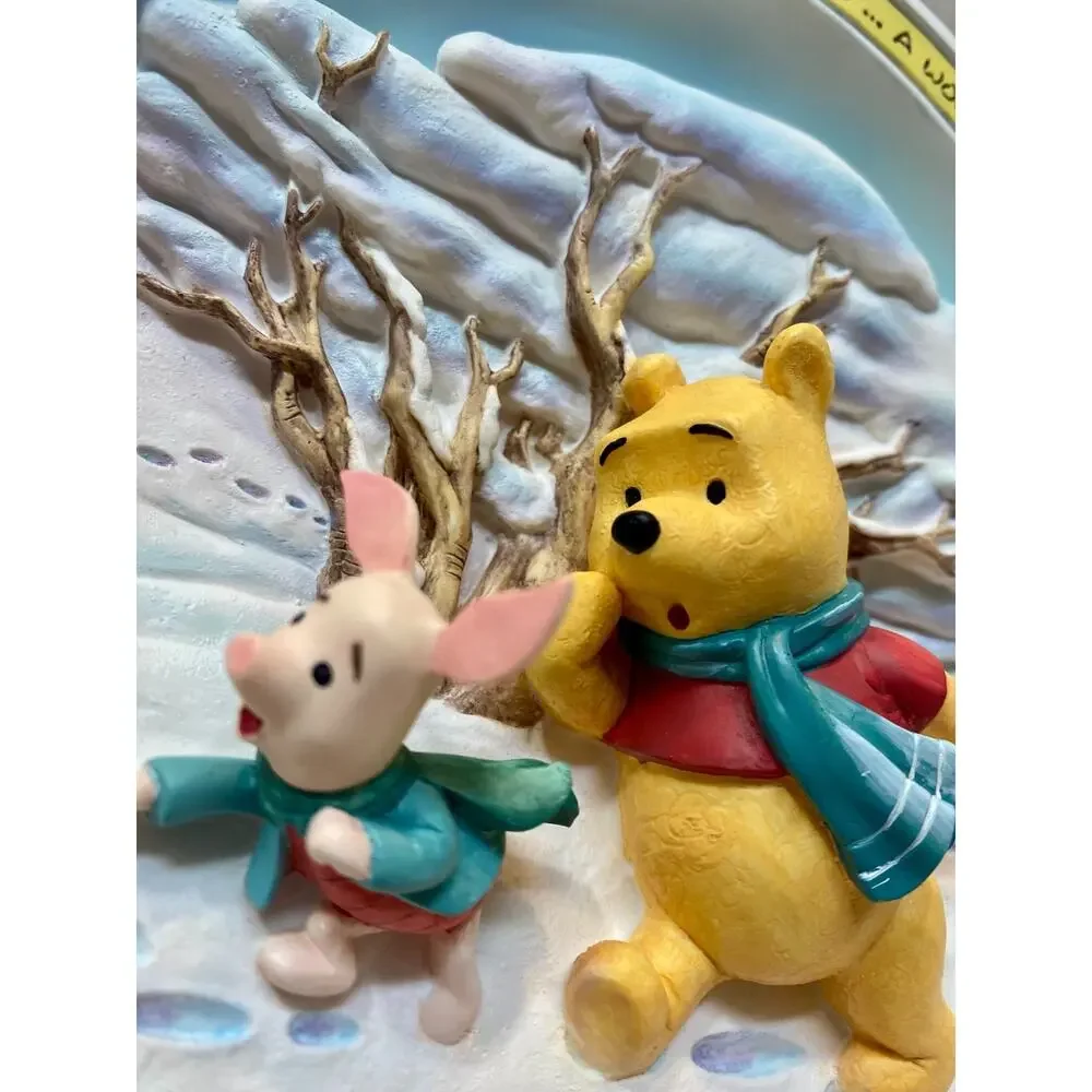 Winnie the Pooh Do You Think It's...A Woozle? Disney Bradford Exchange 3D Plate